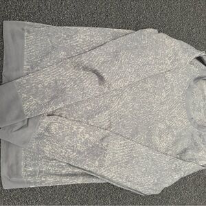 lululemon athletica Gray and White Women's Top